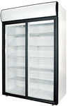 Холодильные шкафы POLAIR Standard со стеклянными дверьми.