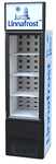 Холодильный шкаф Linnafrost серия R-T со стеклянными дверьми.